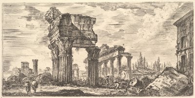 プレート7：木星の神殿Tonans Jupiter the Thunderer。 1.コンコード神殿。 Temp ...、ca。 1748年。 作： Giovanni Battista Piranesi