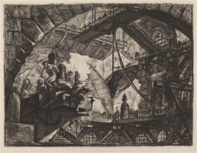 投射台上の囚人 作： Giovanni Battista Piranesi