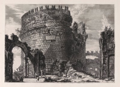 セシリア・メテラの墓所 作： Giovanni Battista Piranesi