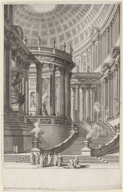 古代寺院 作： Giovanni Battista Piranesi