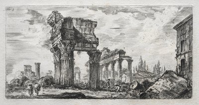 木星の雷の神殿。 作： Giovanni Battista Piranesi