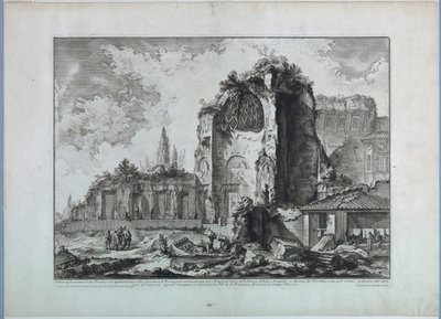 ローマのヴィーナス神殿 作： Giovanni Battista Piranesi