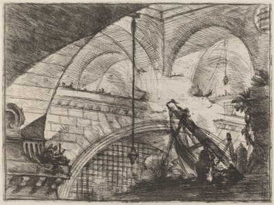 貝殻飾りのアーチ 作： Giovanni Battista Piranesi