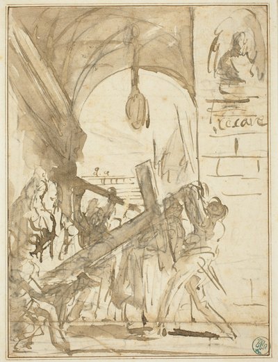 十字架の担ぎ 作： Giovanni Battista Piranesi