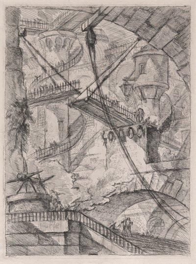 Carceri dの跳ね橋 作： Giovanni Battista Piranesi