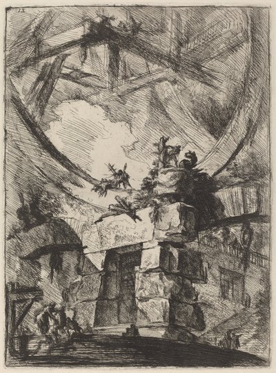 巨大な車輪 作： Giovanni Battista Piranesi