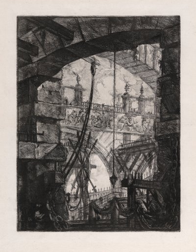 大広場、Carceri d のプレート 4 作： Giovanni Battista Piranesi