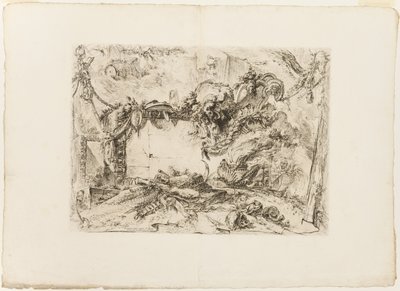 モニュメンタルタブレット 作： Giovanni Battista Piranesi