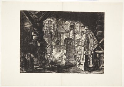 鎖のある桟橋 作： Giovanni Battista Piranesi