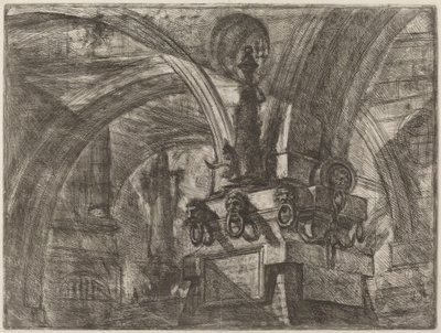 ランプのある桟橋 作： Giovanni Battista Piranesi
