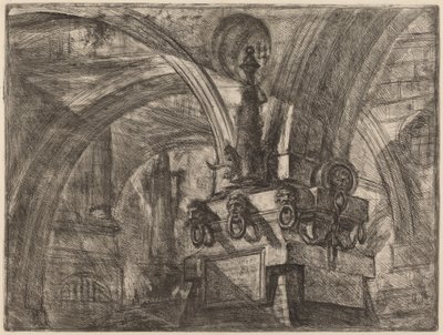 ランプのある桟橋 作： Giovanni Battista Piranesi