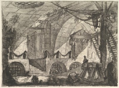 カルセリdinvenzione Imaginary Prisons、ca。 1749-50。 作： Giovanni Battista Piranesi