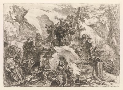 Grotteschi (Grotesques) のスケルトン 作： Giovanni Battista Piranesi
