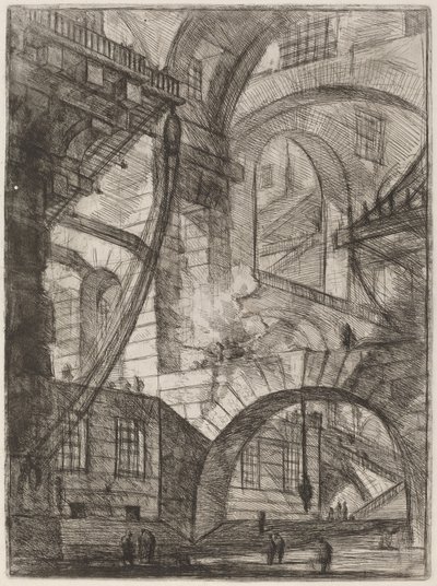 スモーキングファイア 作： Giovanni Battista Piranesi