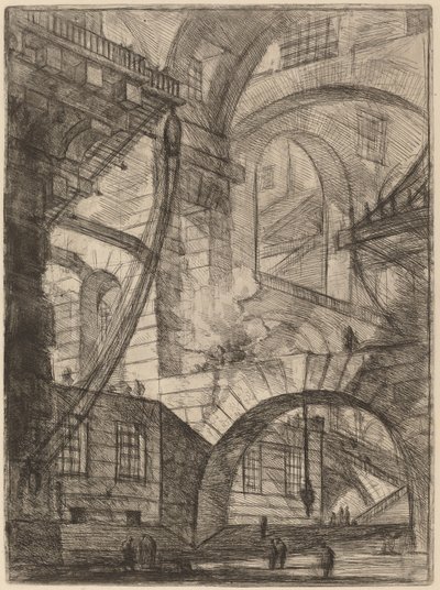 スモーキングファイア 作： Giovanni Battista Piranesi