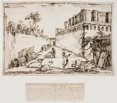 イスタシディの墓、ポンペイ 作： Giovanni Battista Piranesi