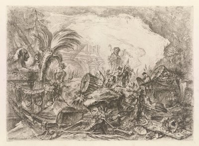 Grotteschi (Grotesques) の凱旋門 作： Giovanni Battista Piranesi