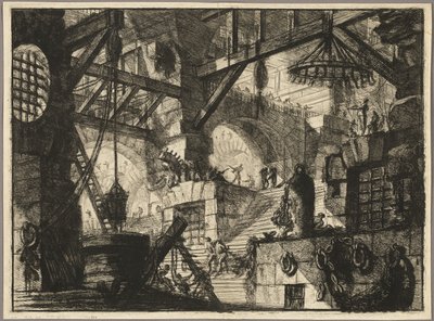 The Well、Imaginary Prisons のプレート 13 作： Giovanni Battista Piranesi