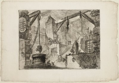 The Well、Imaginary Prisons のプレート 13 作： Giovanni Battista Piranesi