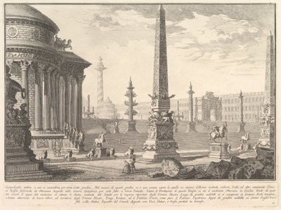 古代の国会議事堂は、約100段上昇しました。 。 。カンピドリオアリ...、ca。 1750。 作： Giovanni Battista Piranesi