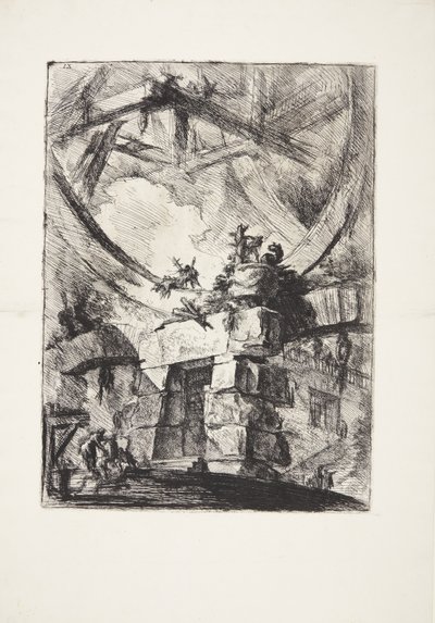 巨大な車輪 作： Giovanni Battista Piranesi