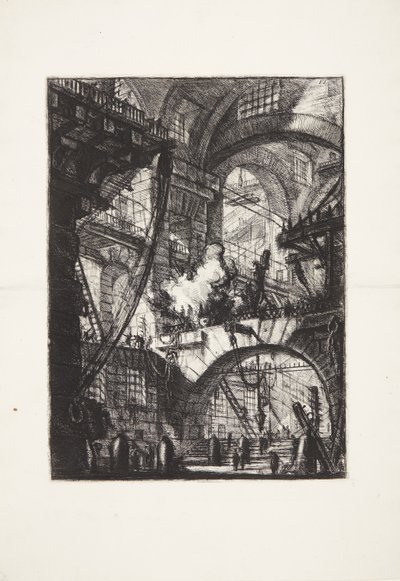 煙る火 作： Giovanni Battista Piranesi