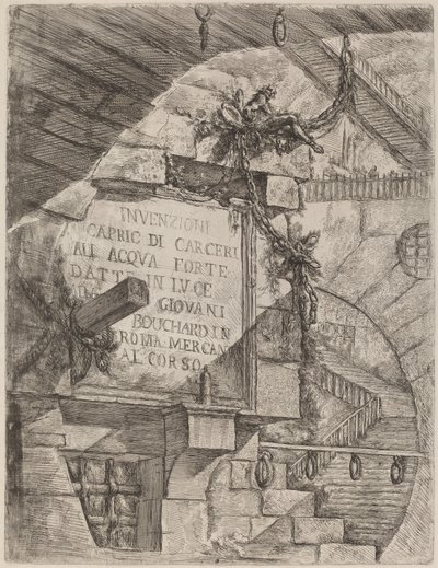 タイトル プレート 作： Giovanni Battista Piranesi