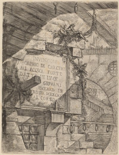 タイトル プレート 作： Giovanni Battista Piranesi