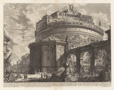 霊廟の眺め d 作： Giovanni Battista Piranesi