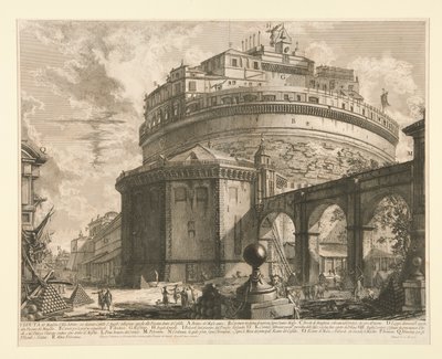 霊廟の眺め d 作： Giovanni Battista Piranesi