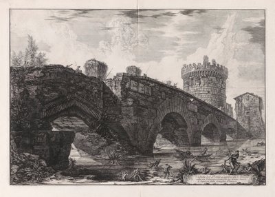 l のルガーノ橋の眺め 作： Giovanni Battista Piranesi