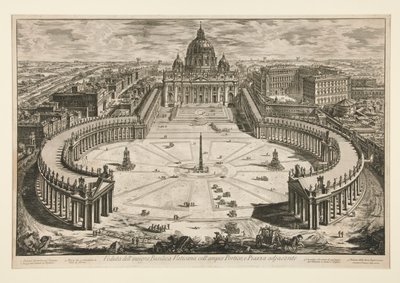 のビュー 作： Giovanni Battista Piranesi
