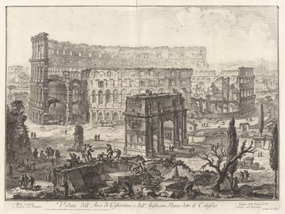 のビュー 作： Giovanni Battista Piranesi