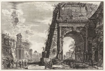 のビュー 作： Giovanni Battista Piranesi