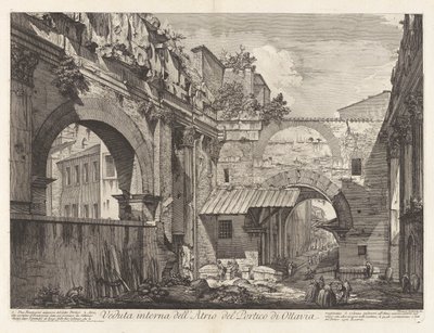 の内部ビュー 作： Giovanni Battista Piranesi