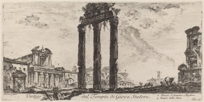 ジュピター ステーター神殿跡 作： Giovanni Battista Piranesi
