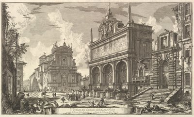 アクアフェリーチェの噴水...、Vedute di Roma Roman Views、ca。 1751年。 作： Giovanni Battista Piranesi