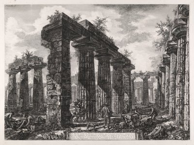 プロナオスの遺跡の眺め 作： Giovanni Battista Piranesi
