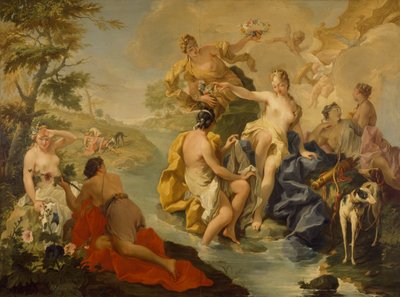 ダイアナとアクテオン 作： Giovanni Battista Pittoni