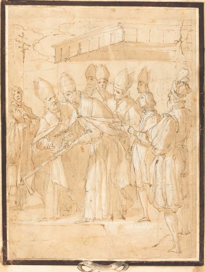 サンタ・マリア・マッジョーレの創立 作： Giovanni Battista Ricci