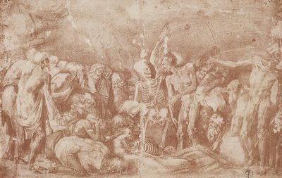 組み立てられた生活と死者の研究（楽譜紙） 作： Giovanni Battista Rosso Fiorentino