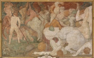 ケンタウロスとラピスの戦い 作： Giovanni Battista Rosso Fiorentino