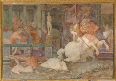 アキレスの教育 作： Giovanni Battista Rosso Fiorentino