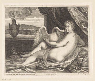 レダと白鳥 作： Giovanni Battista Sintes