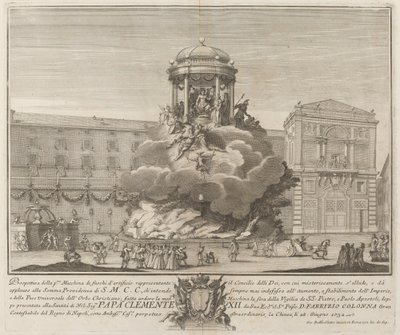 「中国」祭のための神々の評議会 作： Giovanni Battista Sintes probably after Nicola Michetti