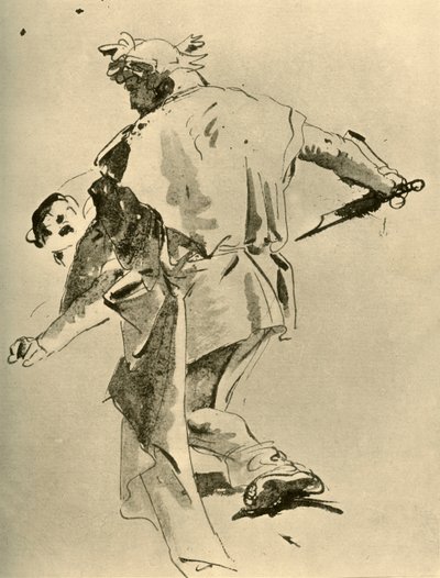 18世紀半ば、1928年に少年を刺した男 作： Giovanni Battista Tiepolo