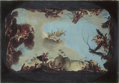 雄弁の力の寓意、1725年 作： Giovanni Battista Tiepolo