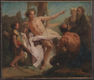 アポロとマルシュアス 作： Giovanni Battista Tiepolo