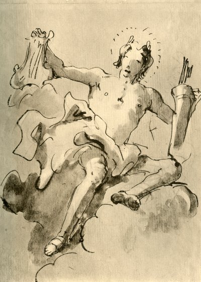 アポロ、c1757、1928 作： Giovanni Battista Tiepolo