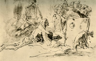 カプリッチョ、c1740s、1928 作： Giovanni Battista Tiepolo